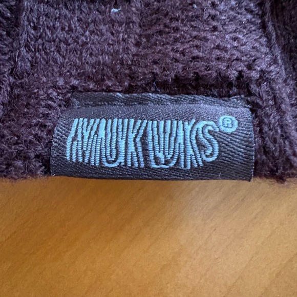 Muk Luks Winter Accessories Set Hat, Scarf, Gloves Fingerless Mittens Nordic - Picture 9 of 10